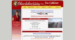 Desktop Screenshot of okeechobeecountytaxcollector.com